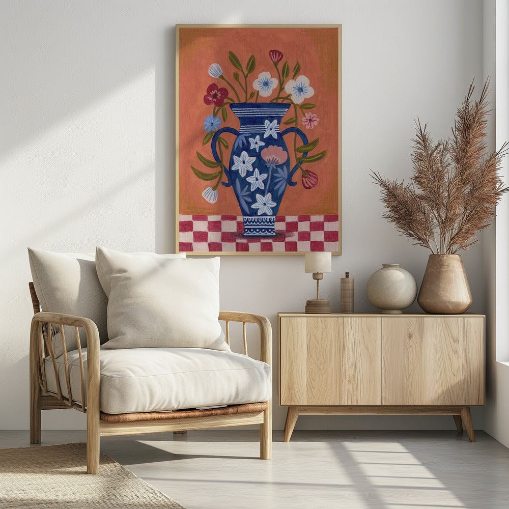 Vaas met wilde bloemen | Poster