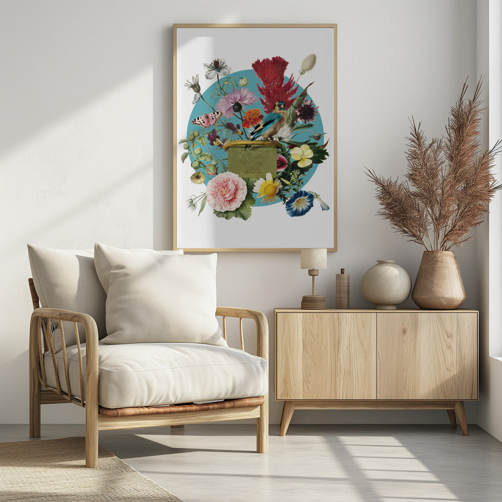 Kleurrijke bloeiharmonie | Poster