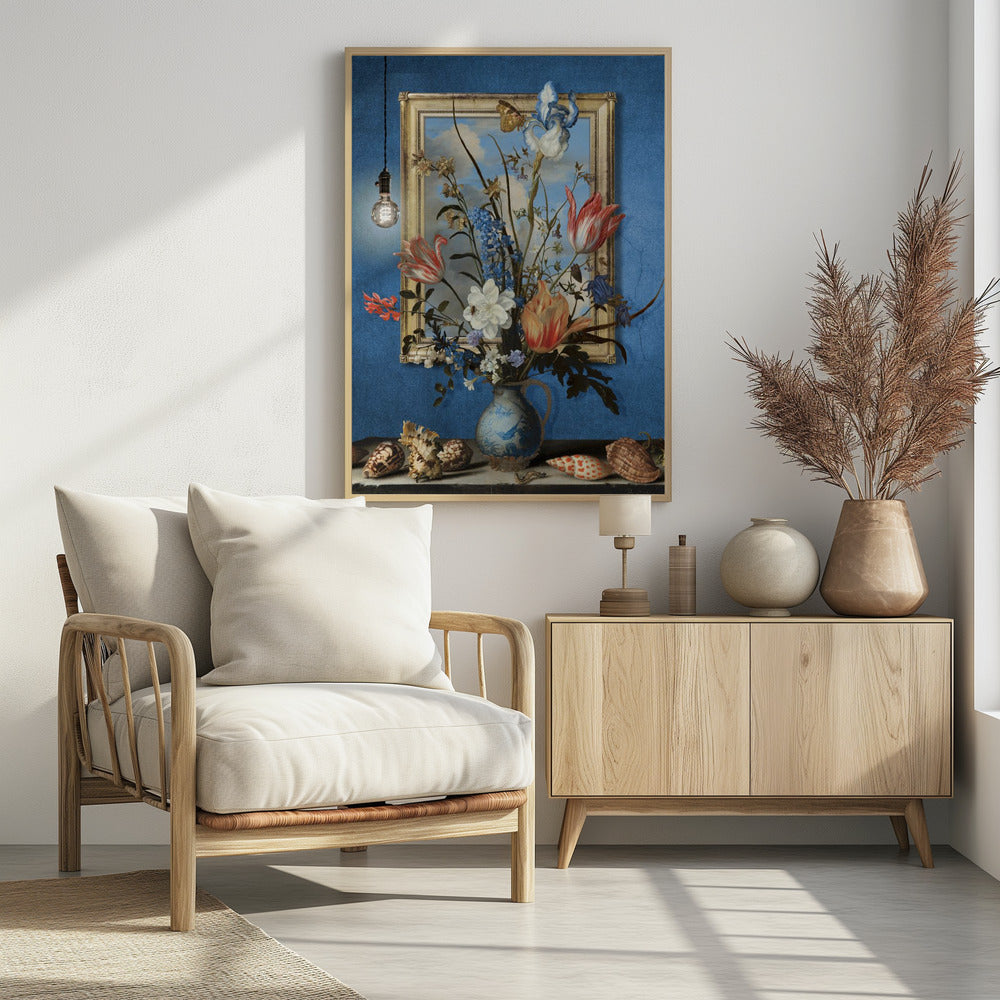 Een stilleven in Delft | Poster