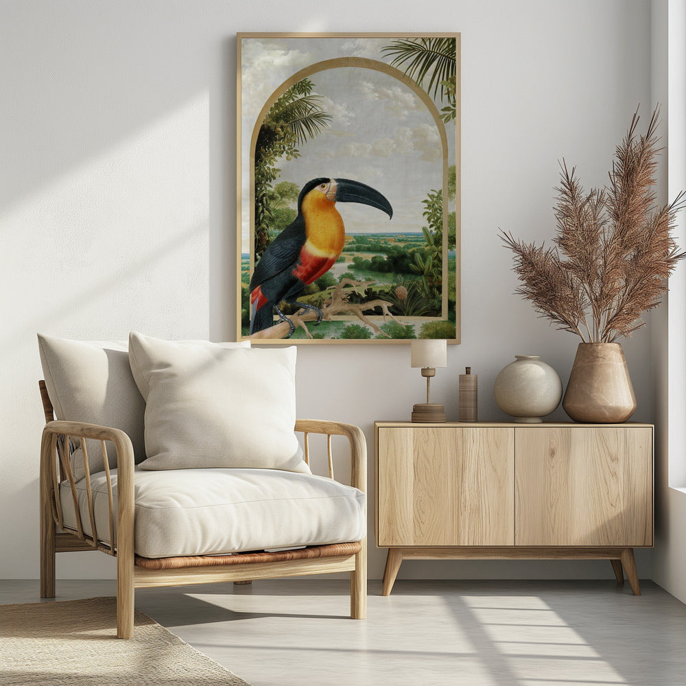 Toekan op een tak | Poster