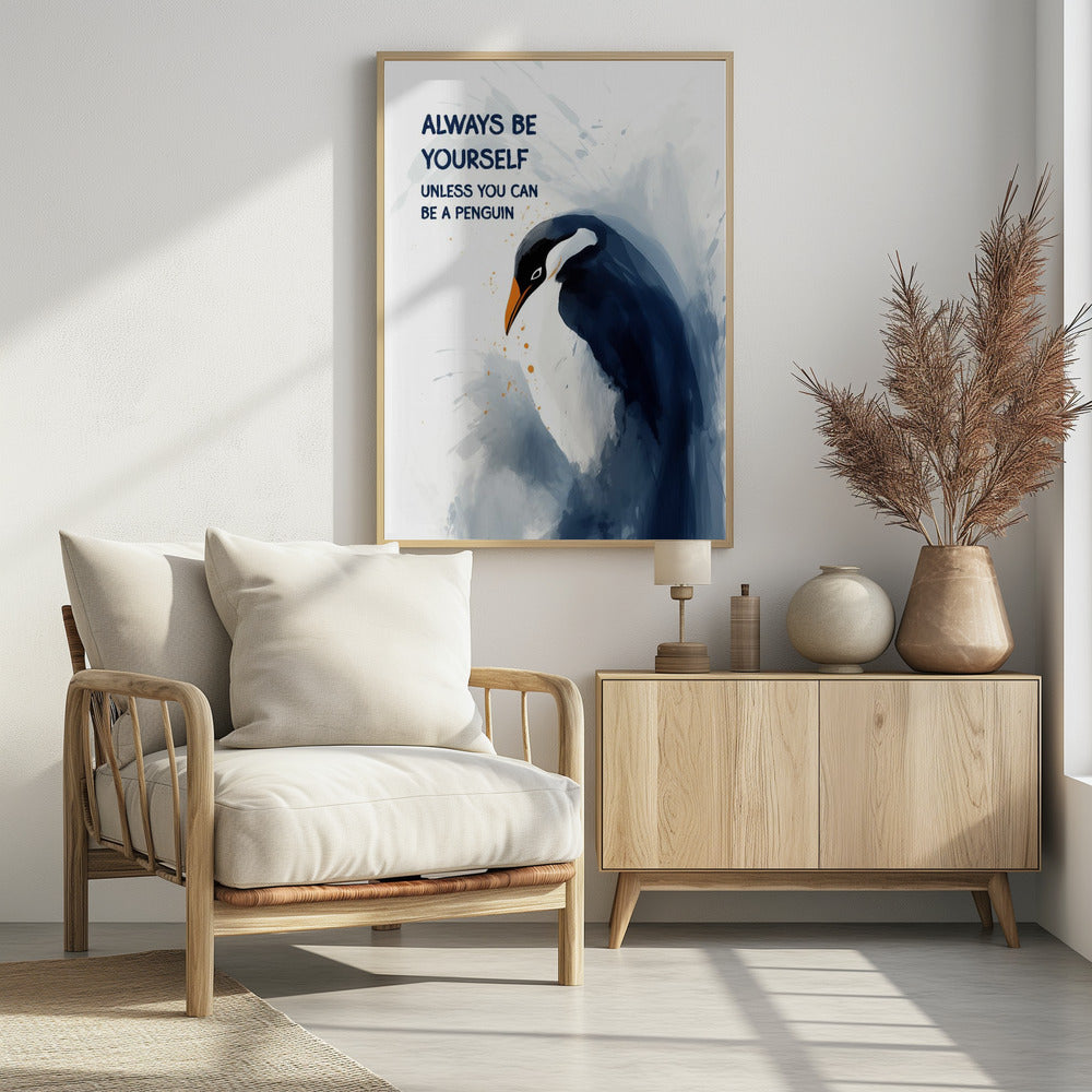 Wees een pinguïn | Poster
