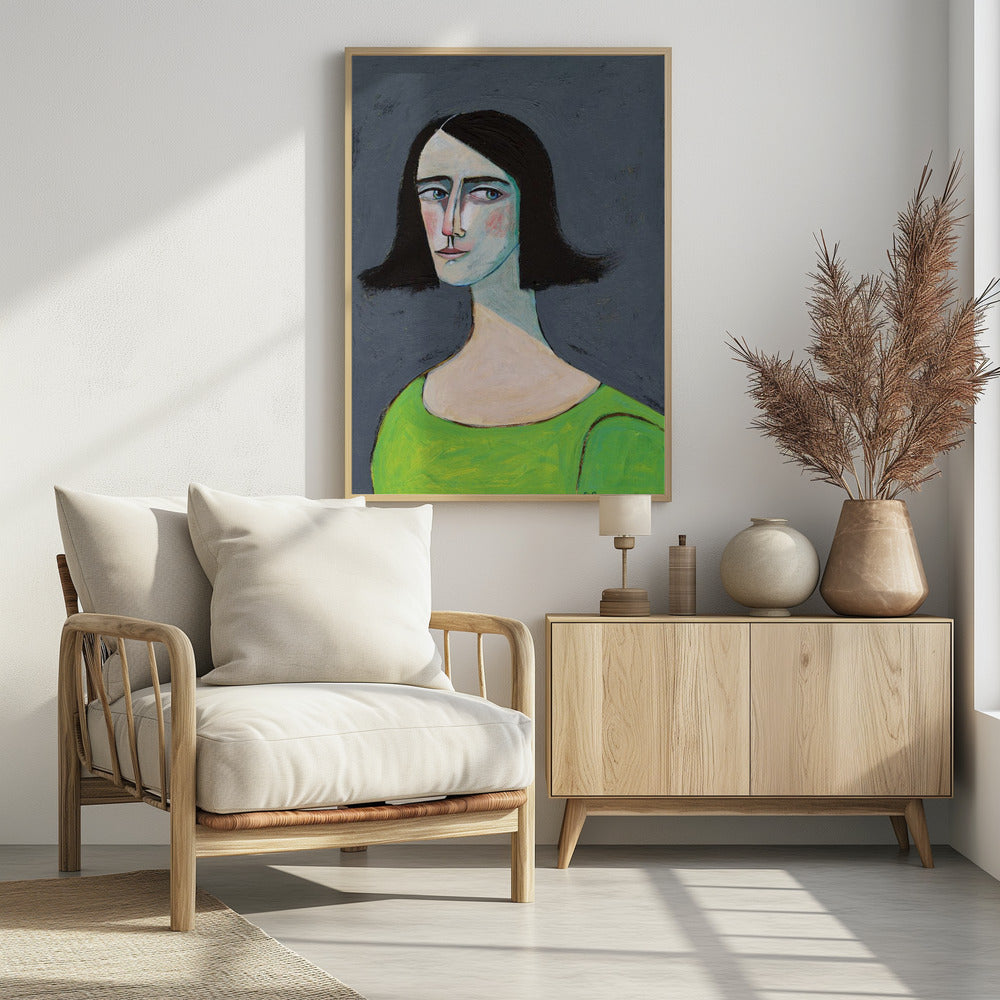 Vrouwenportret - Nooit omkijken | Poster