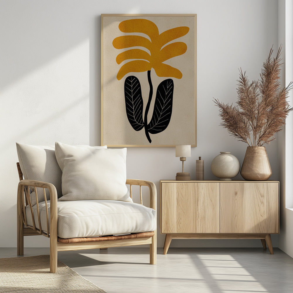 GELE bloem | Poster