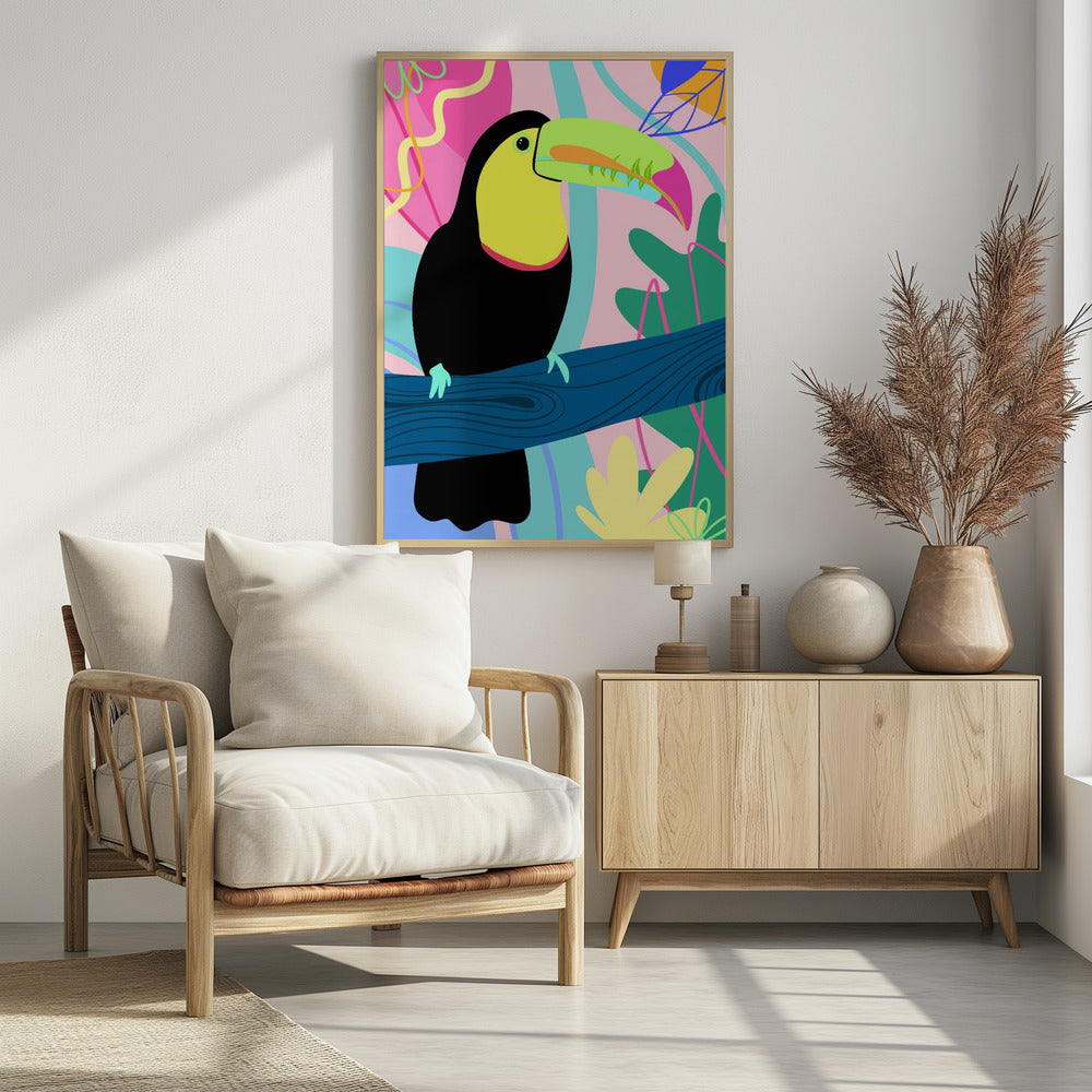 Kleurrijke Toekan | Poster