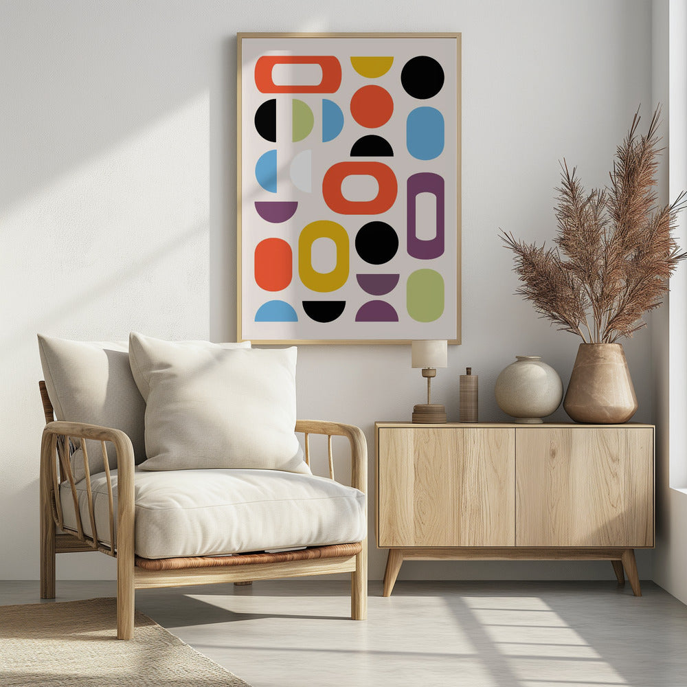 Midden van de eeuw | Poster