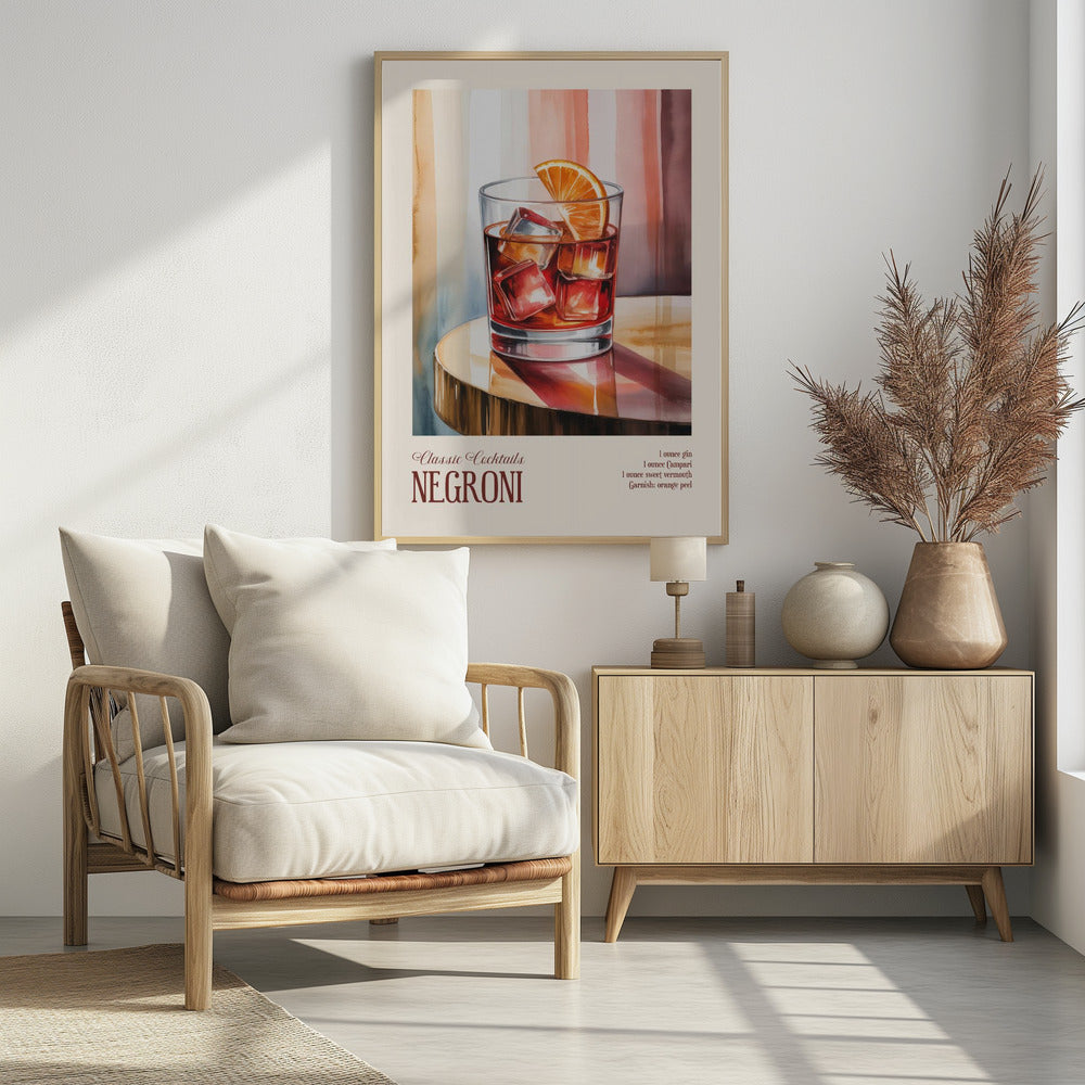 Klassieke cocktails - Negroni | Poster