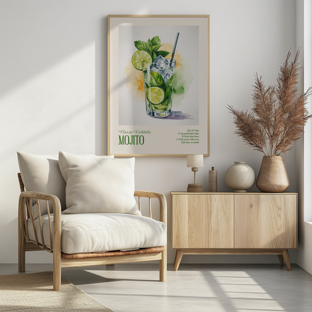 Klassieke cocktails - Mojito | Poster