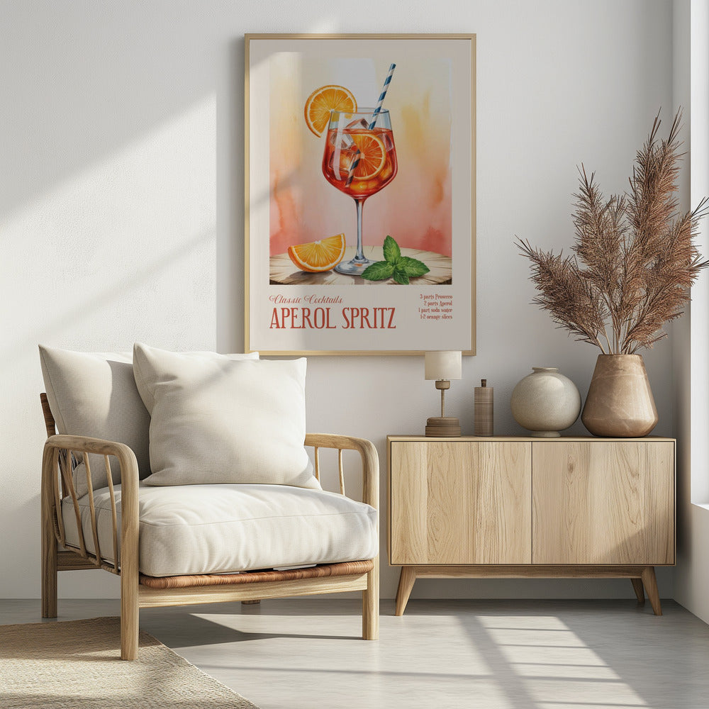Klassieke cocktails - Aperol Spritz | Poster