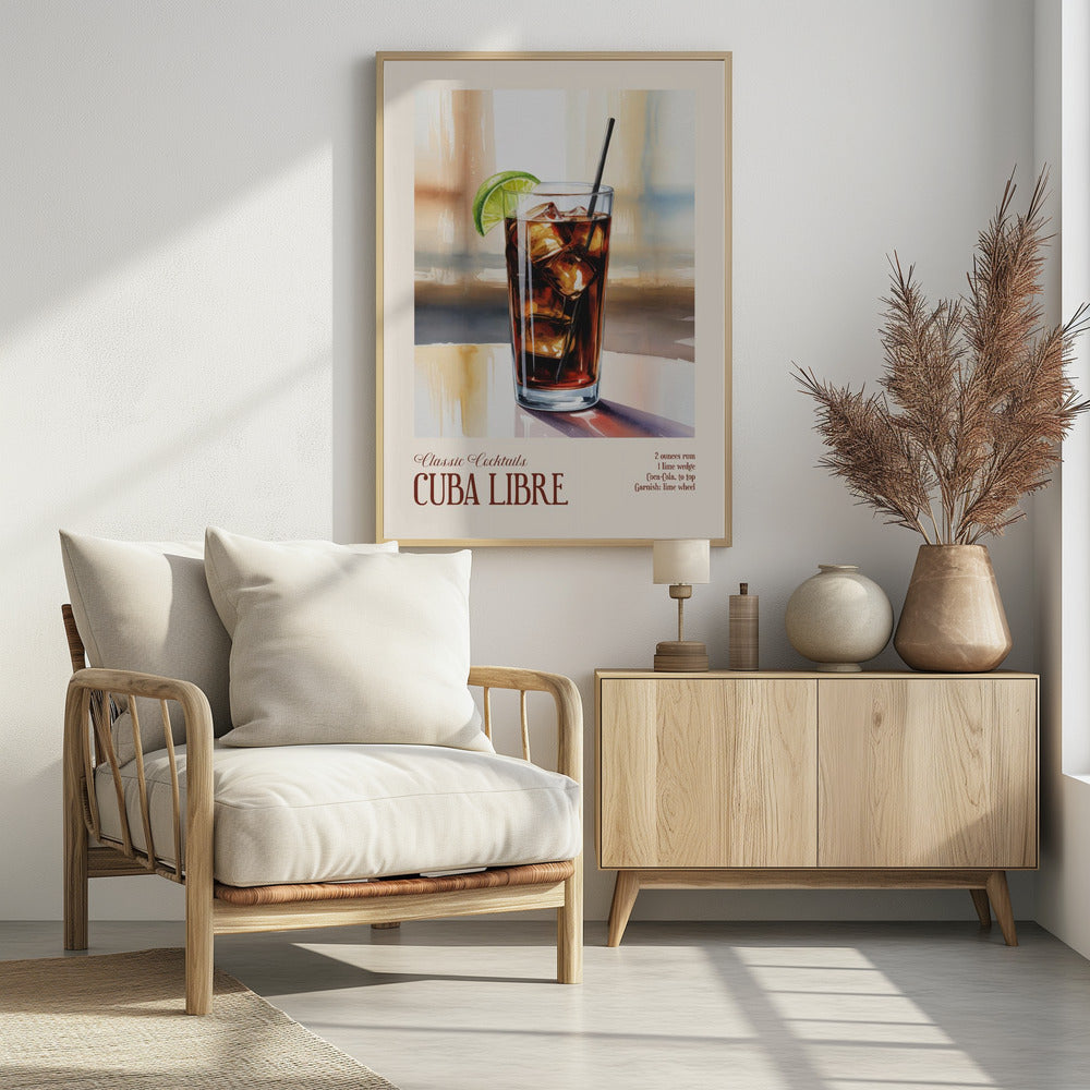 Klassieke cocktails - Cuba Libre | Poster