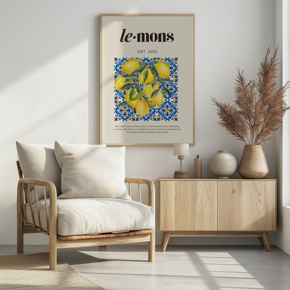 Citroenen Beige | Poster