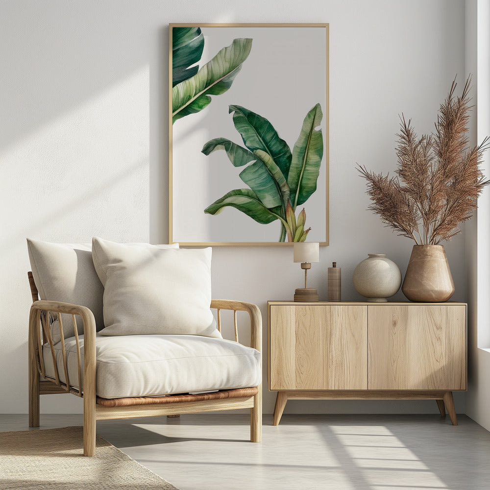 Groene bladeren | Poster