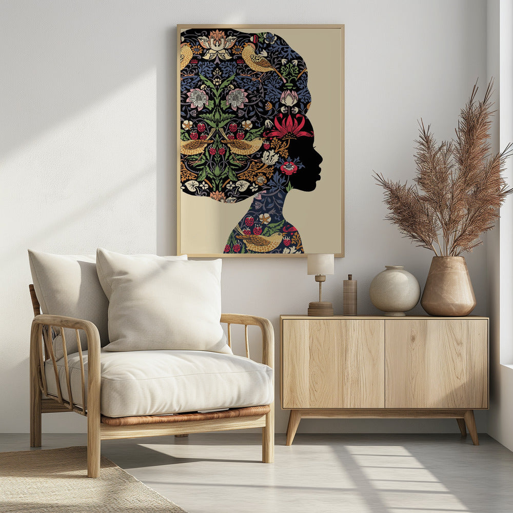 Afro-vrouw | Poster
