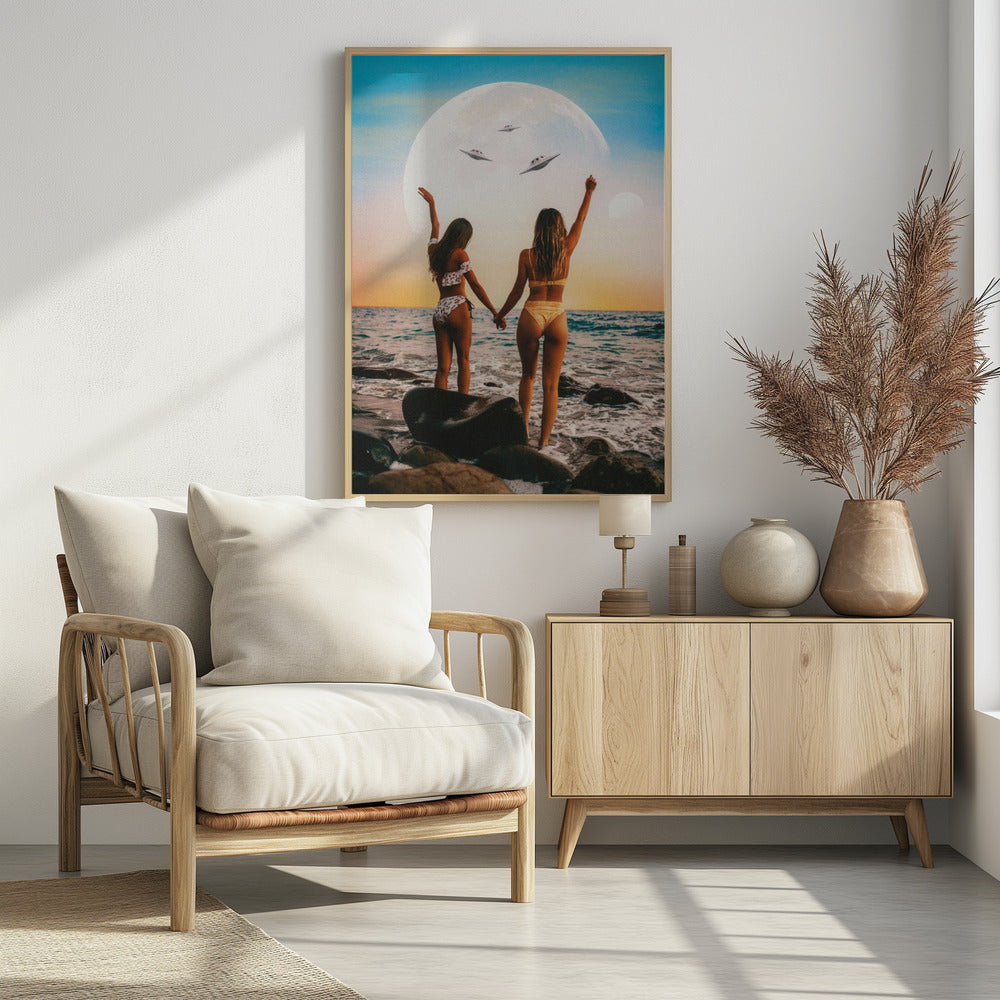 Hier zijn we, UFO | Poster