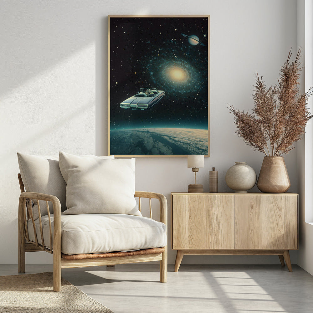 Rijden door de kosmos | Poster