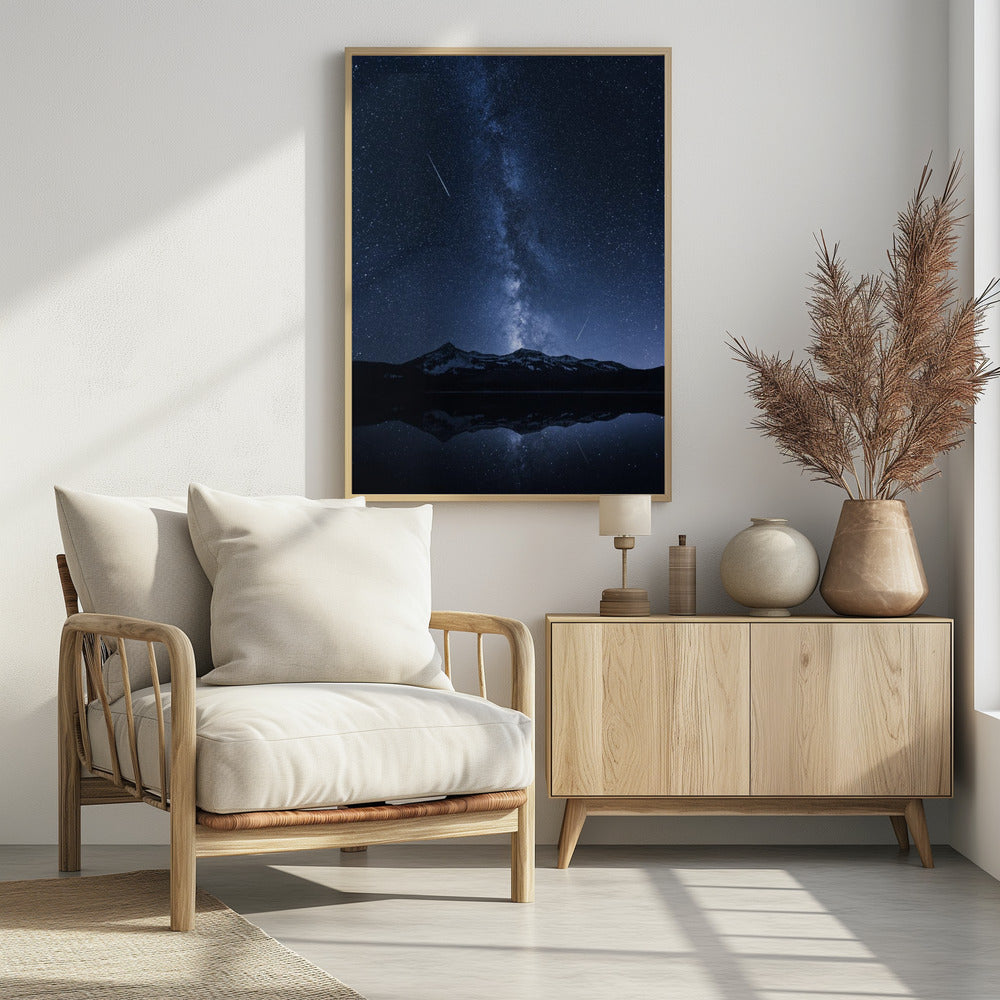 Reflectie van sterrenstelsels | Poster