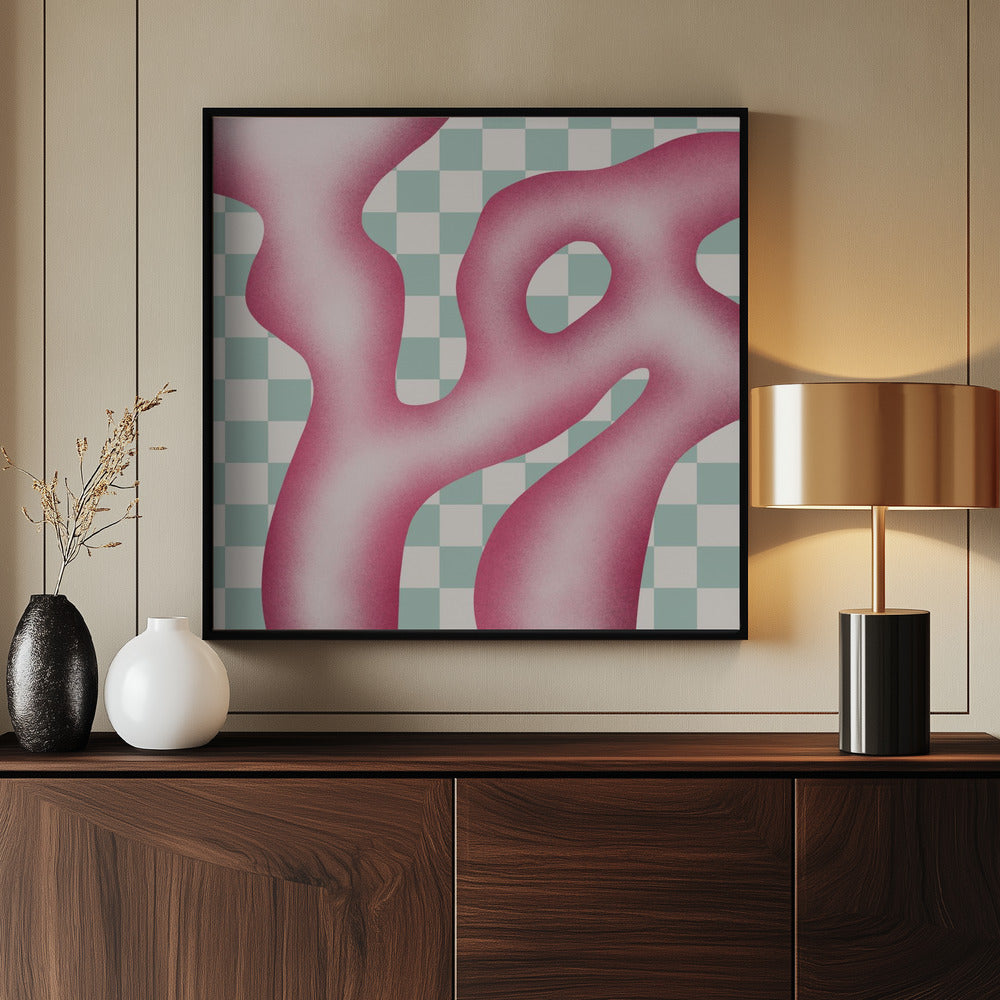 Abstracte vloeistof 09 | Poster