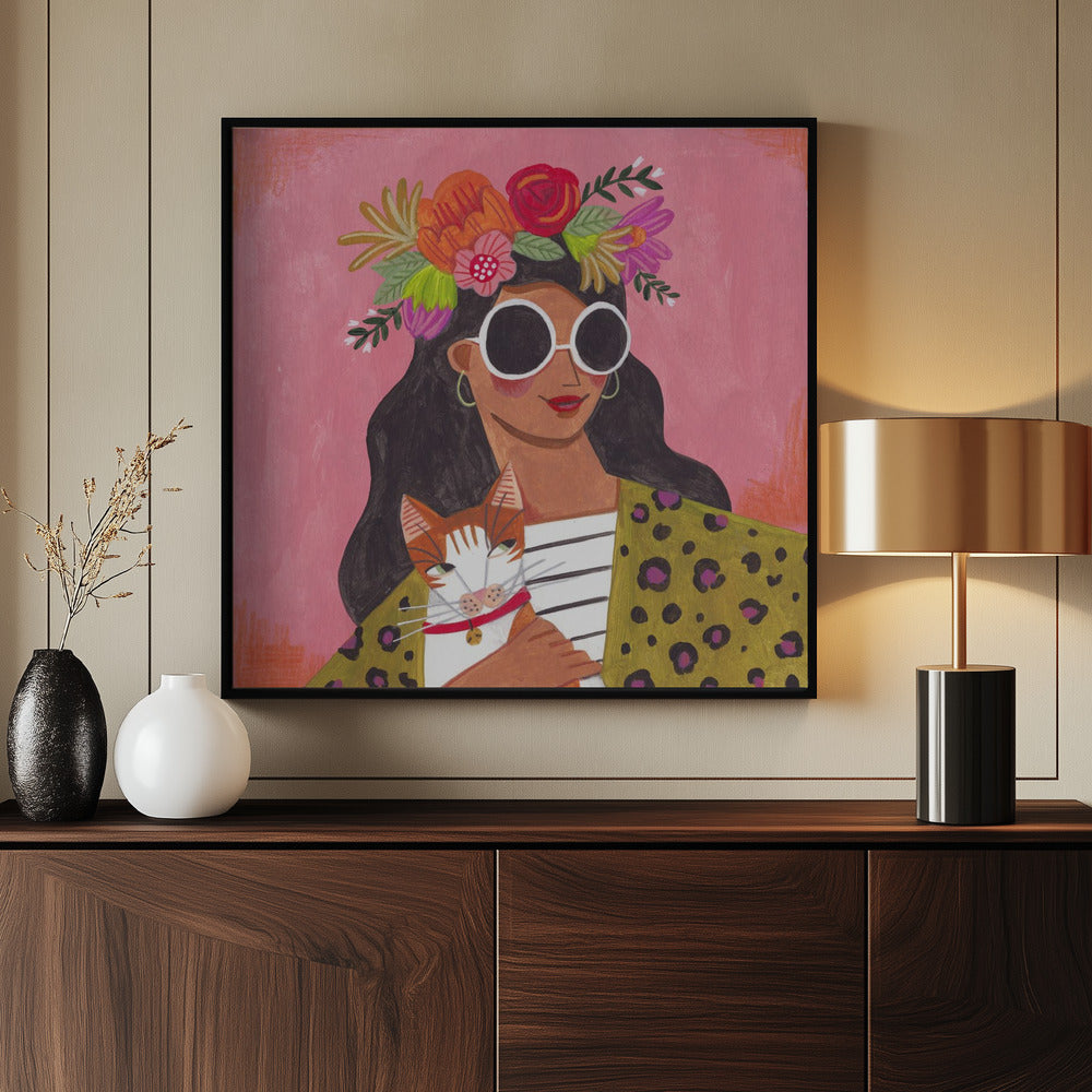 Cat lady | Poster