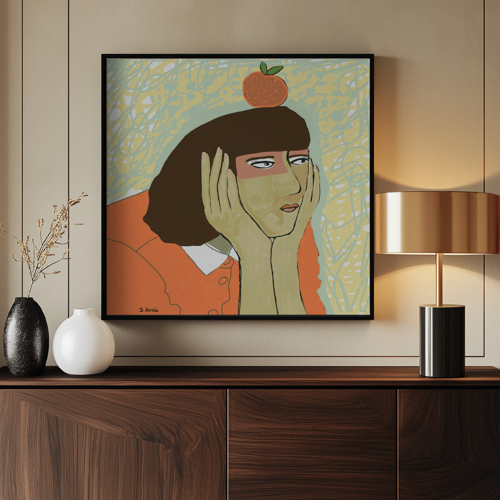 Dromer van sinaasappels | Poster