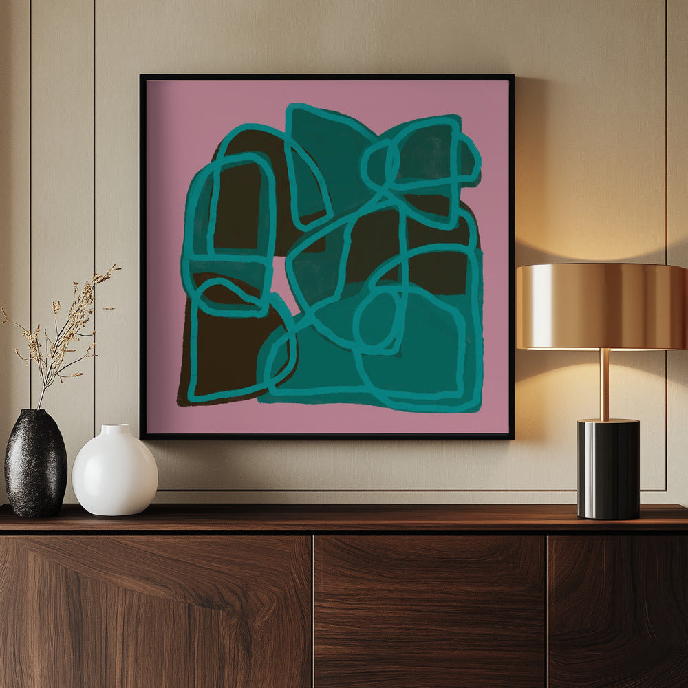 Roze Abstract | Poster