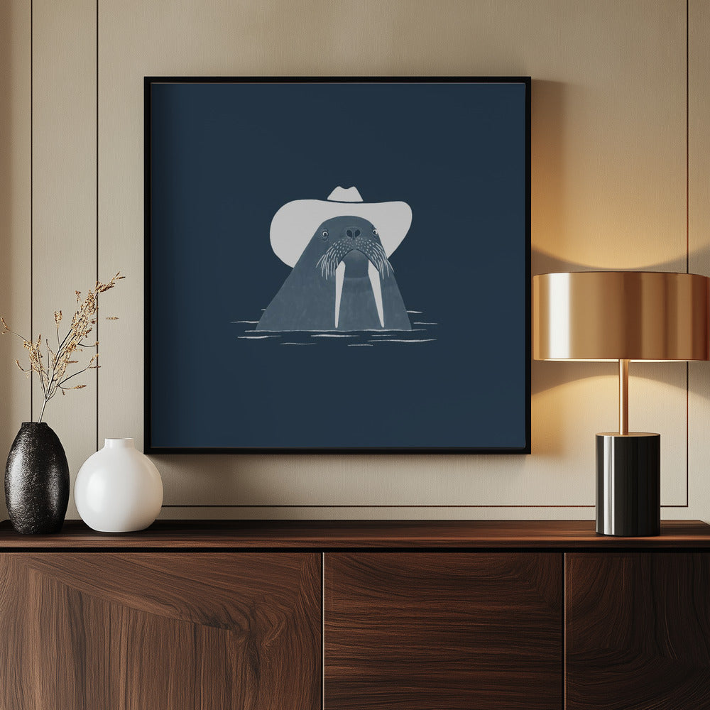 Hank de Cowboy Walrus | Poster
