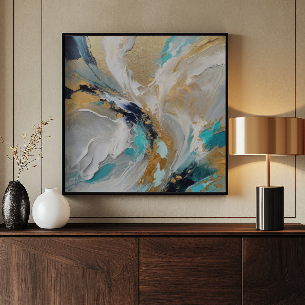 Elegante minimalistische abstracte poster