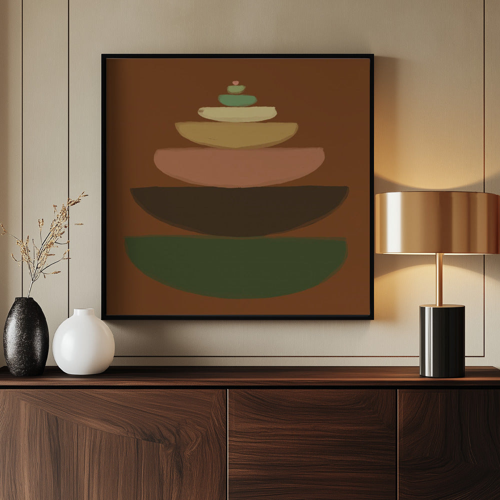 Abstracte kommen | Poster