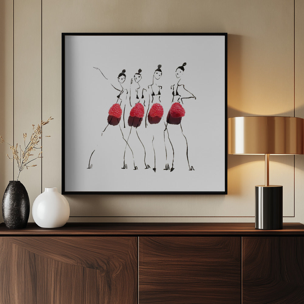 Frambozen op parade | Poster