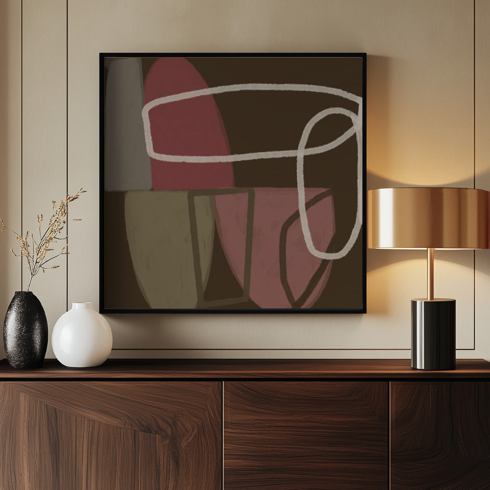 Abstracte cirkels | Poster