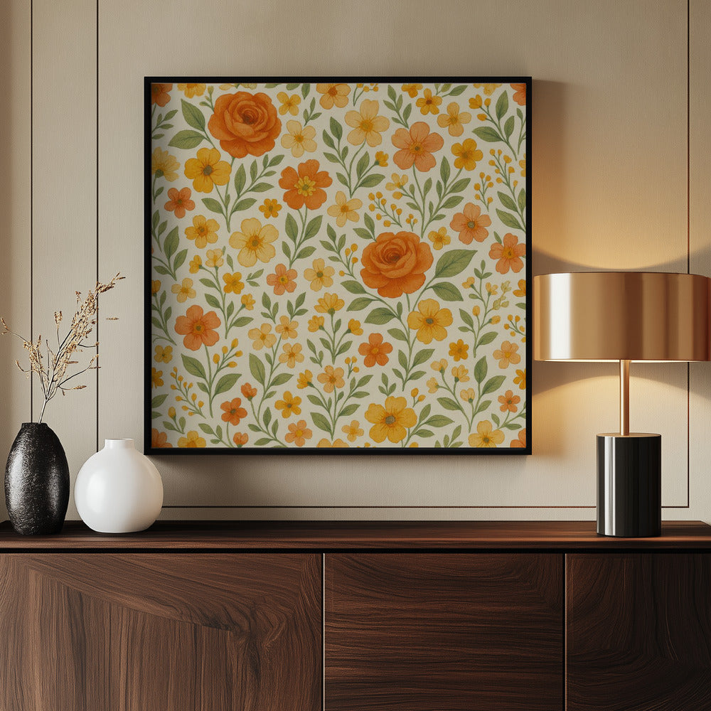 Oranje Rozenweide | Poster