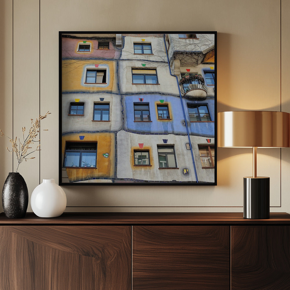 Ramen van Hundertwasser | Poster