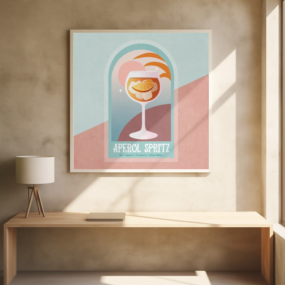 Zonsondergang Sip Delight | Poster