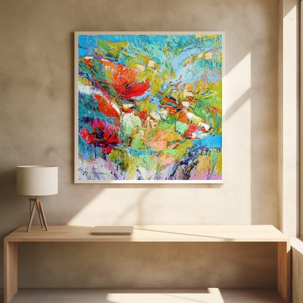 Bloemenharmonie Uitbarsting | Poster