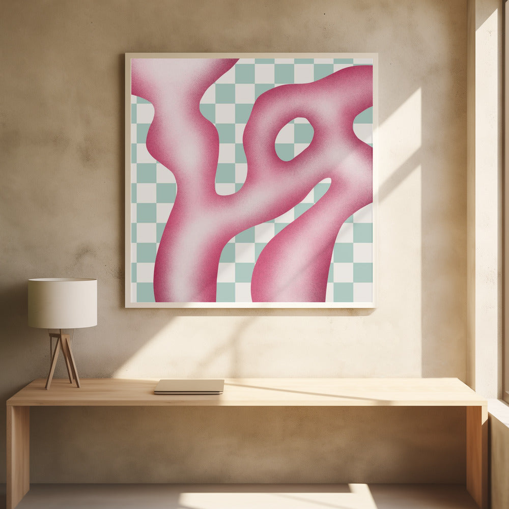 Abstracte vloeistof 09 | Poster