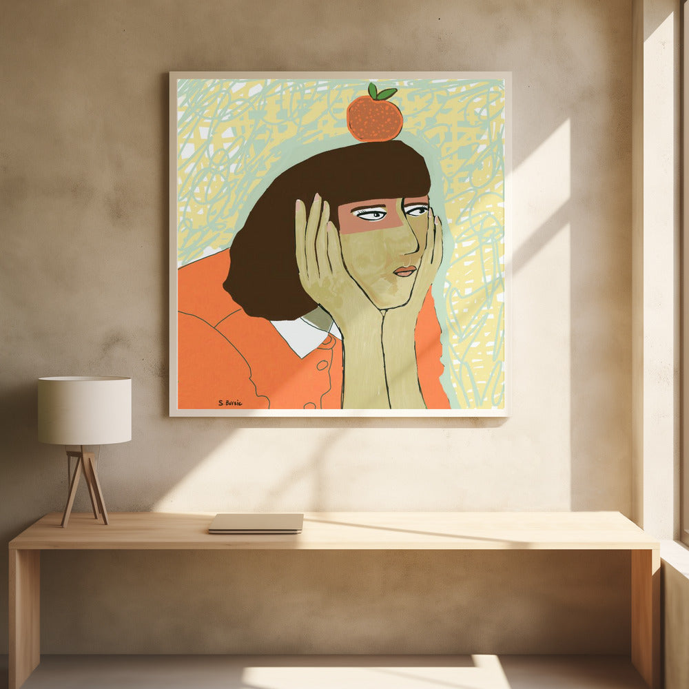 Dromer van sinaasappels | Poster