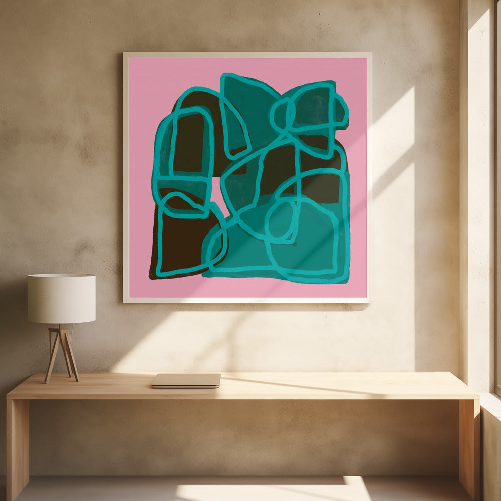 Roze Abstract | Poster