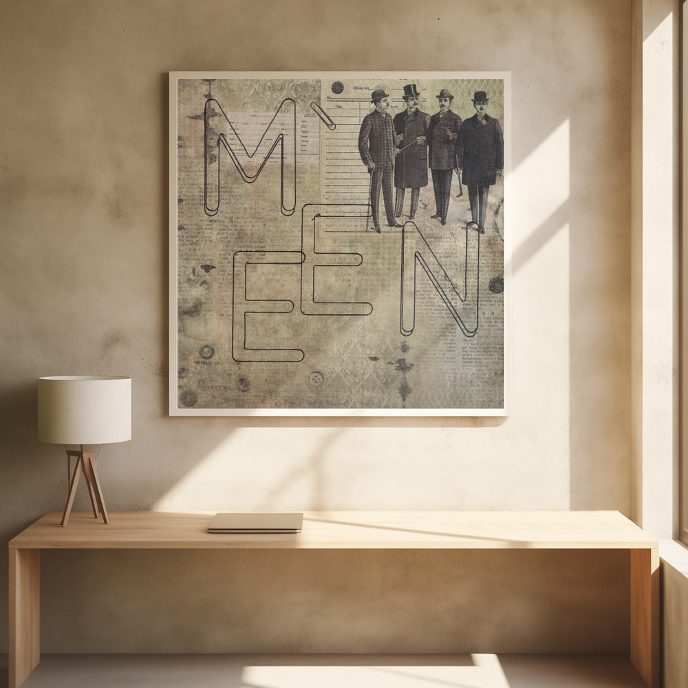 letterkunst 06. MANNEN | Poster