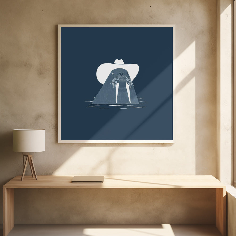 Hank de Cowboy Walrus | Poster