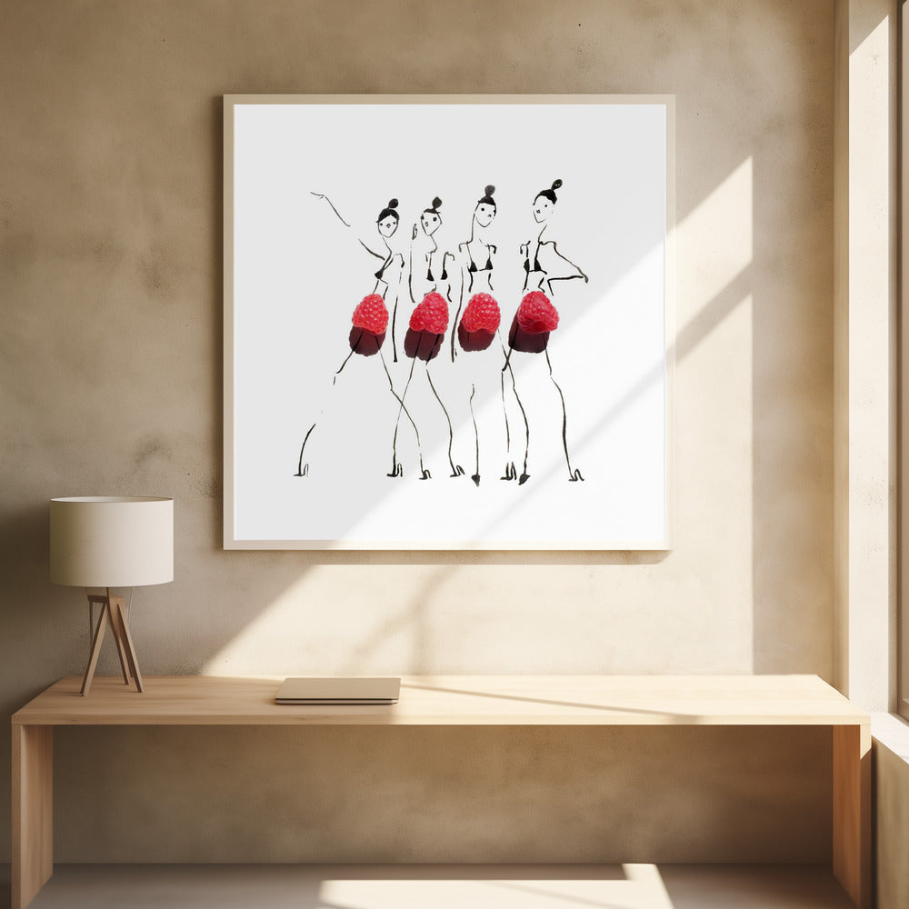 Frambozen op parade | Poster