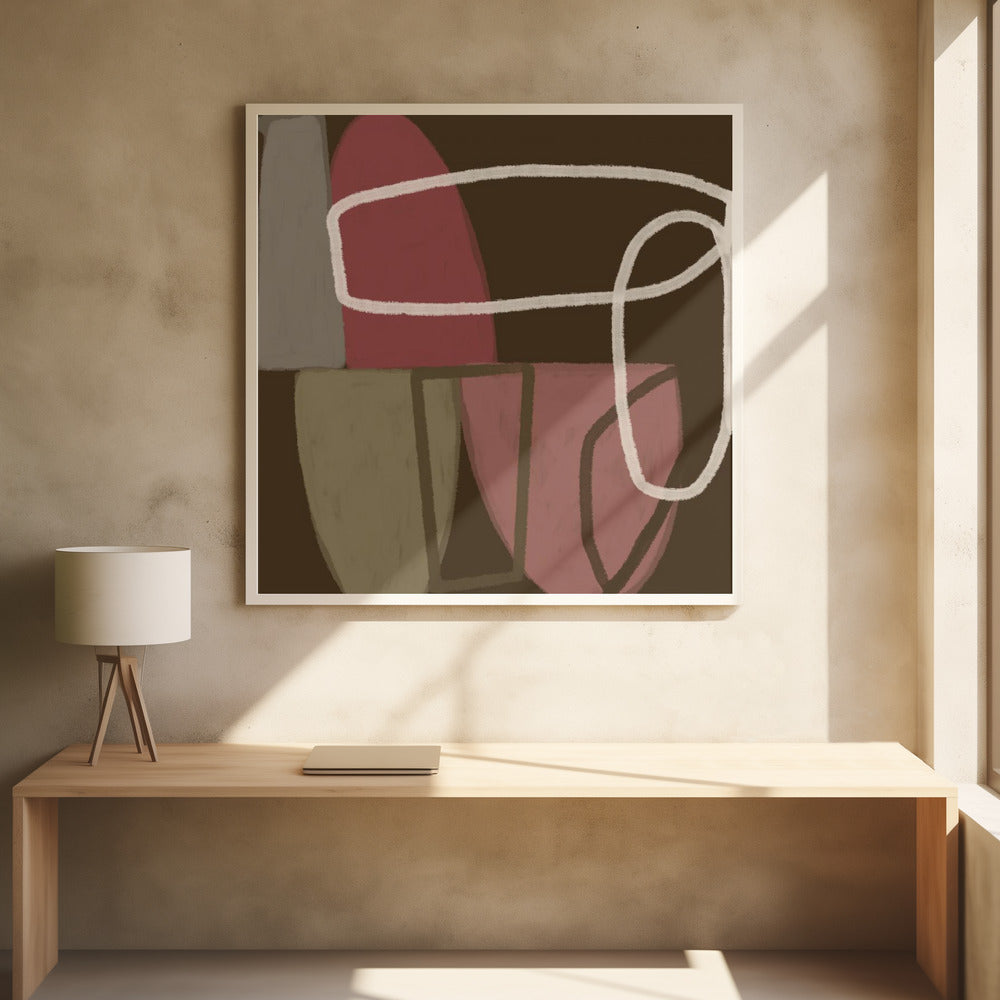 Abstracte cirkels | Poster