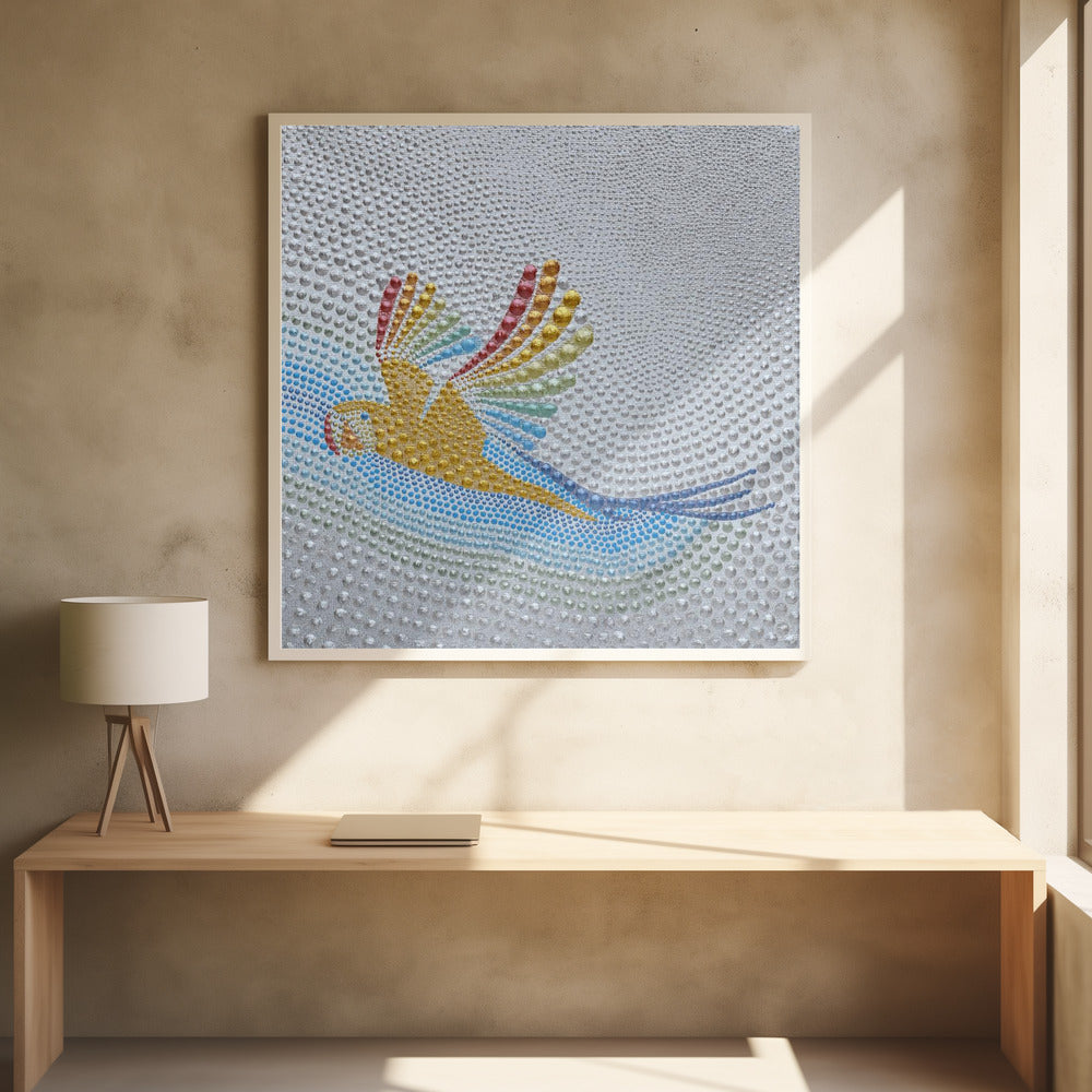 Regenboogpapegaai Vlucht | Poster