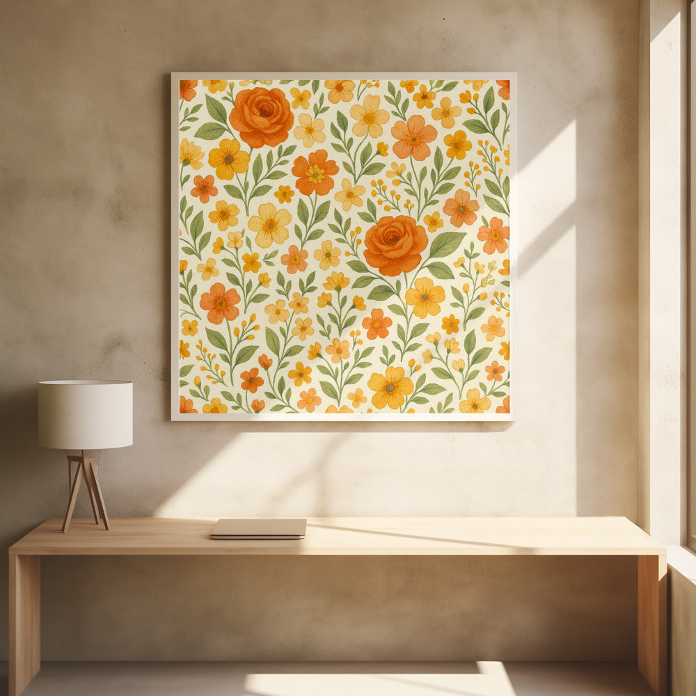 Oranje Rozenweide | Poster