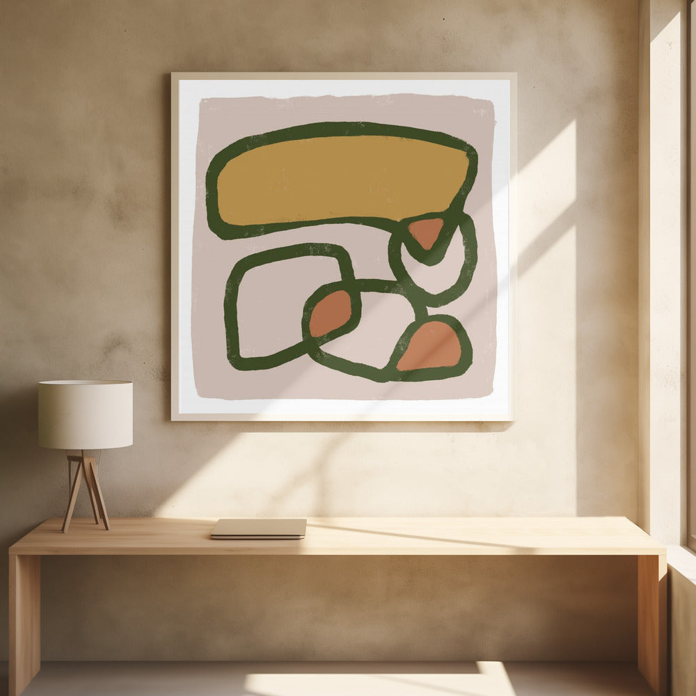 Abstracte cirkels | Poster