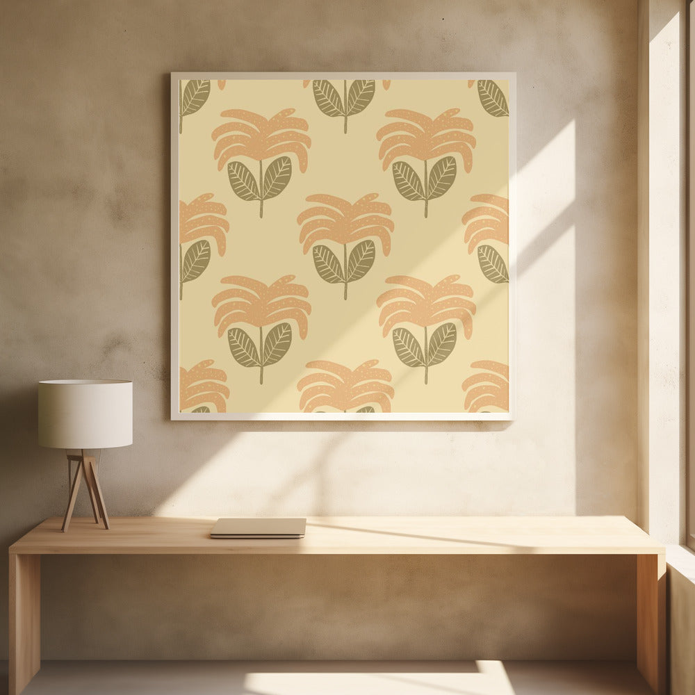 Bloemenpatroon | Poster