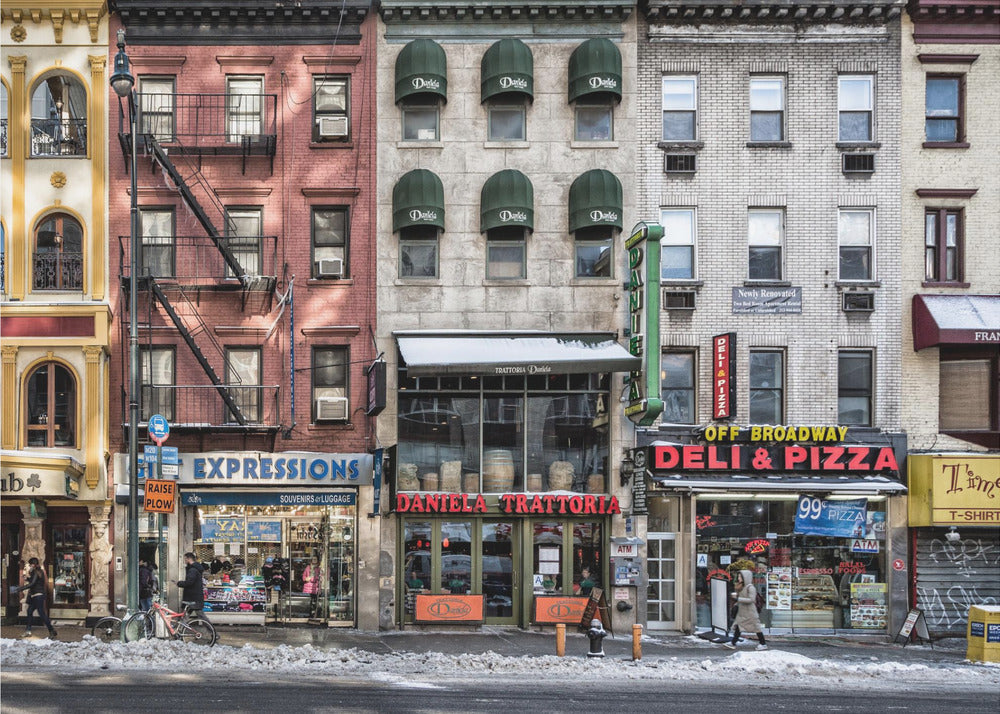 Een koude dag in New York | Behang