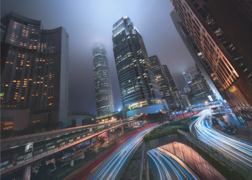 Stadslichten van Hong Kong | Achtergrond