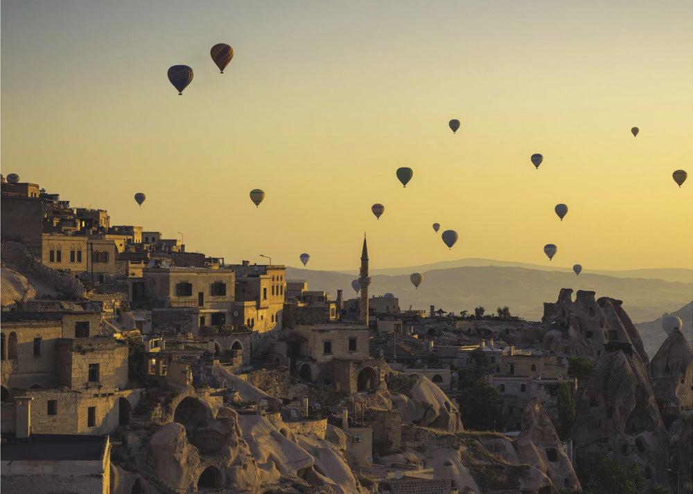 Zonsopgang boven Cappadocië | Achtergrond
