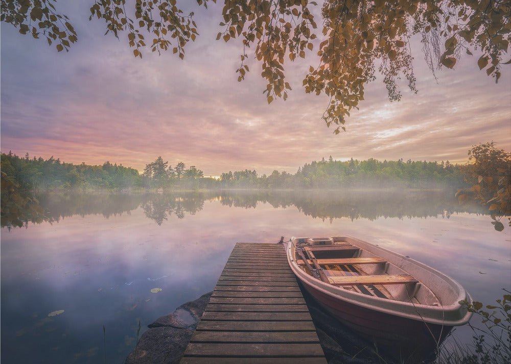 Kleurrijk meer | Canvas