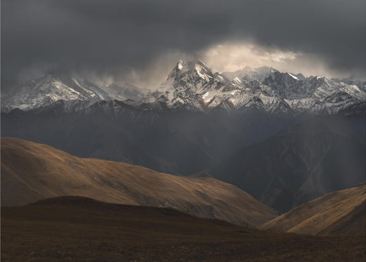 Sneeuwbergtop | Canvas