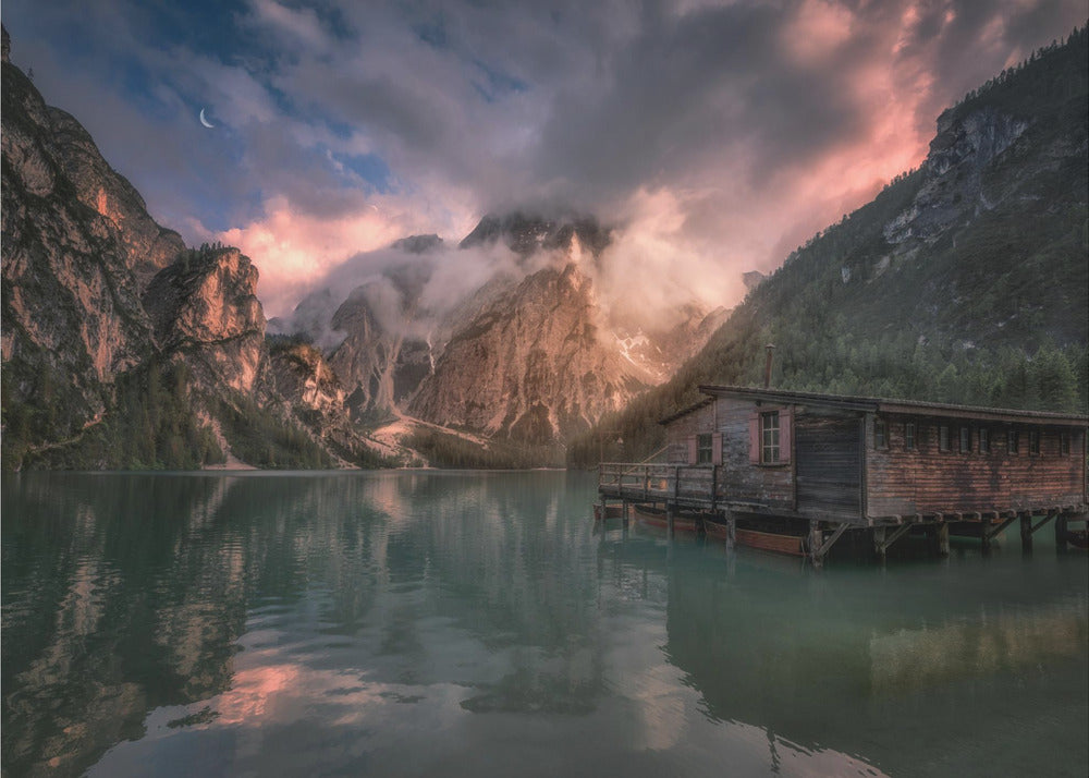 Lago di Braies, Dolomieten | Poster
