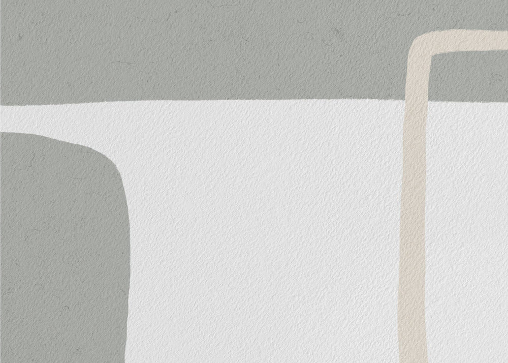 Gedempte geometrische vormen | Canvas
